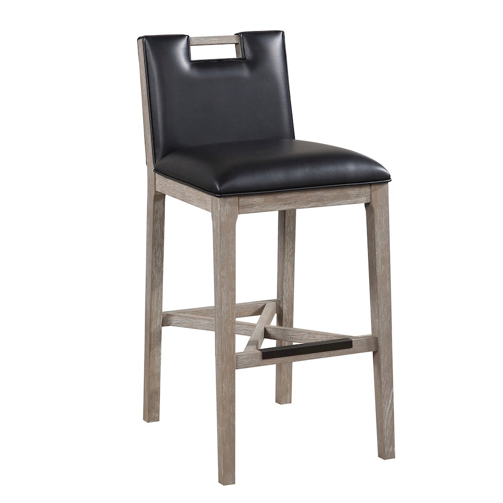 Jakarta 30" Stool - Driftwood Grey. Picture 1