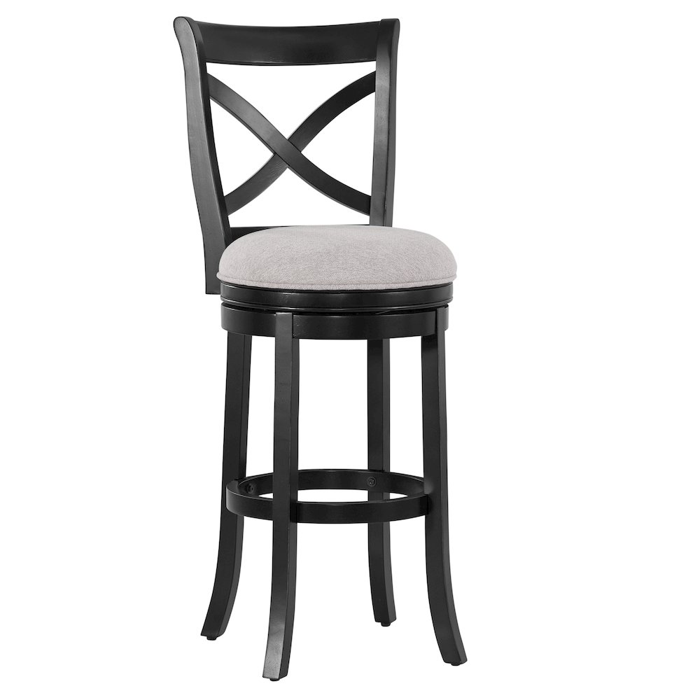 Booker 30" Stool - Black. Picture 3