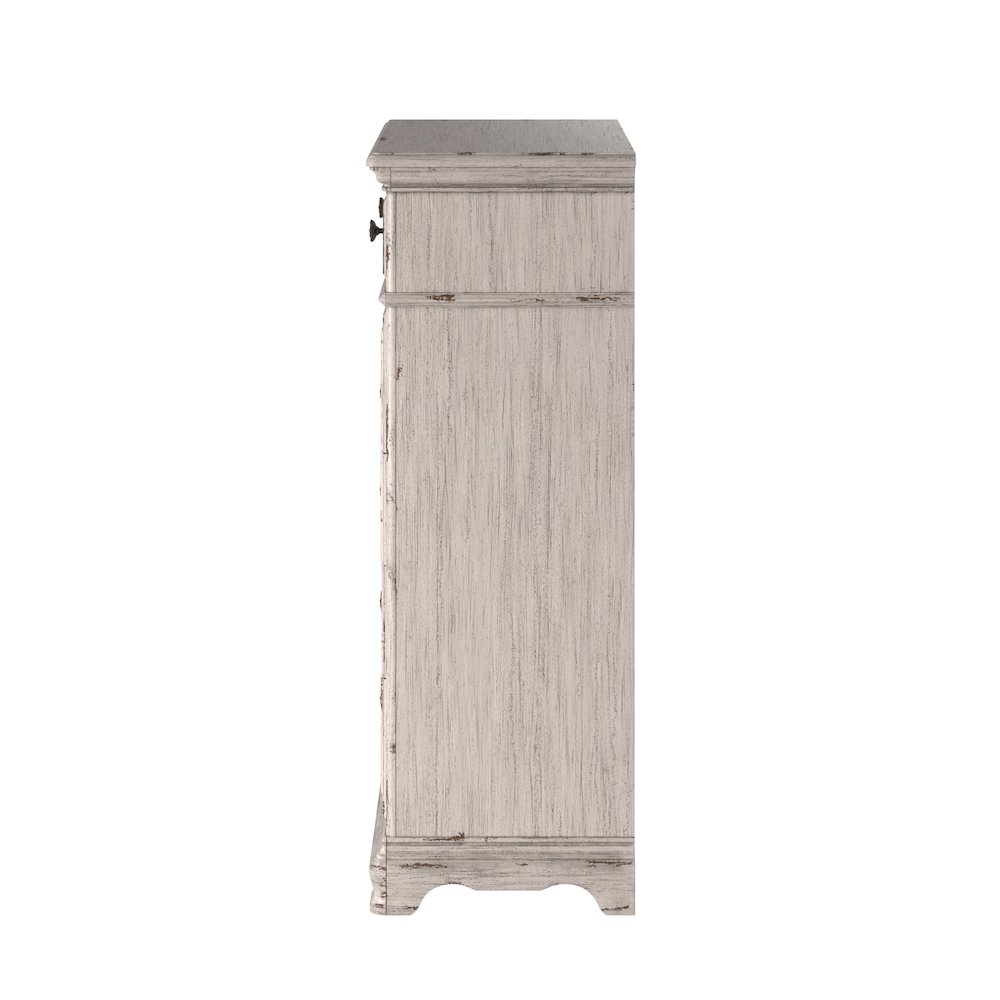Providence 5-Drawer Chest - Antique White. Picture 3