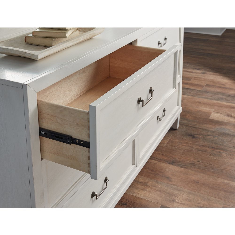 Dunescape Dresser with Mirror - White. Picture 4