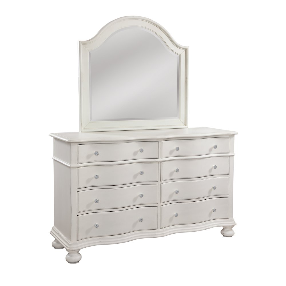 Rodanthe Dresser with Mirror - Dove White. Picture 1