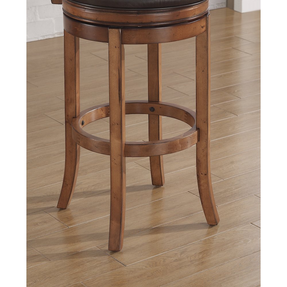 Provence 30" Swivel Stool - Light Oak. Picture 8