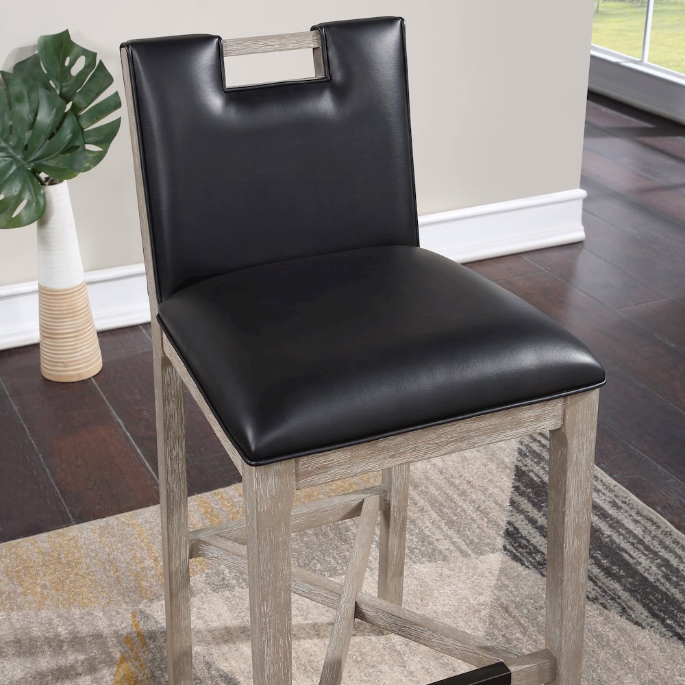Jakarta 30" Stool - Driftwood Grey. Picture 10