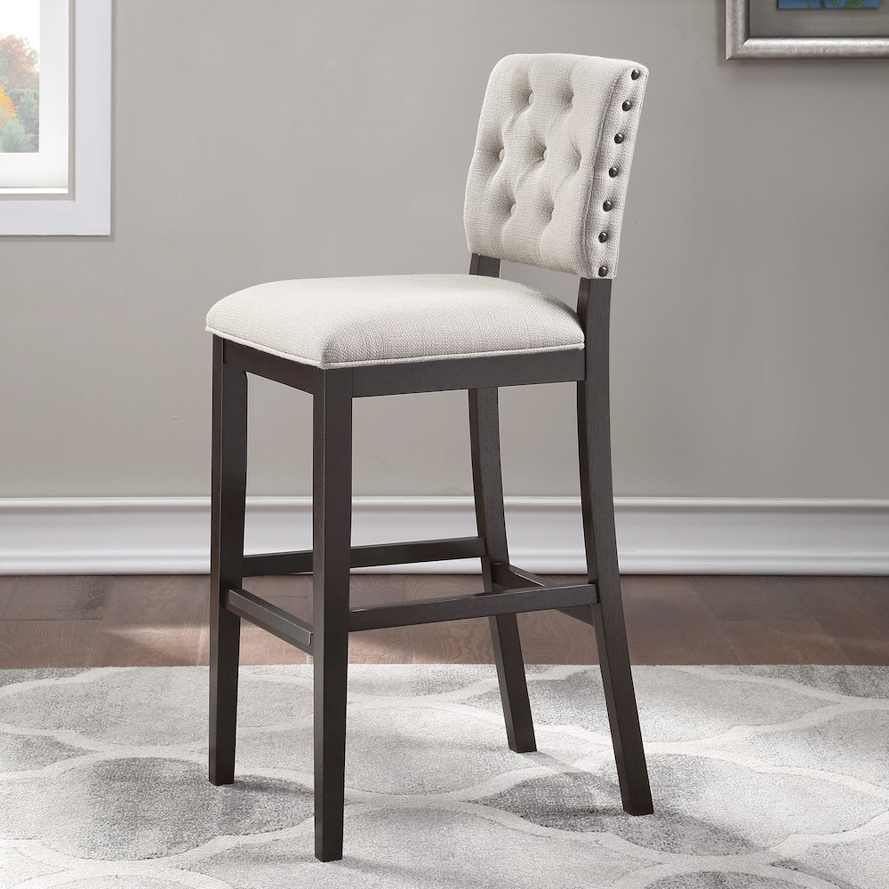 Evelyn 30" Stool - Walnut. Picture 4