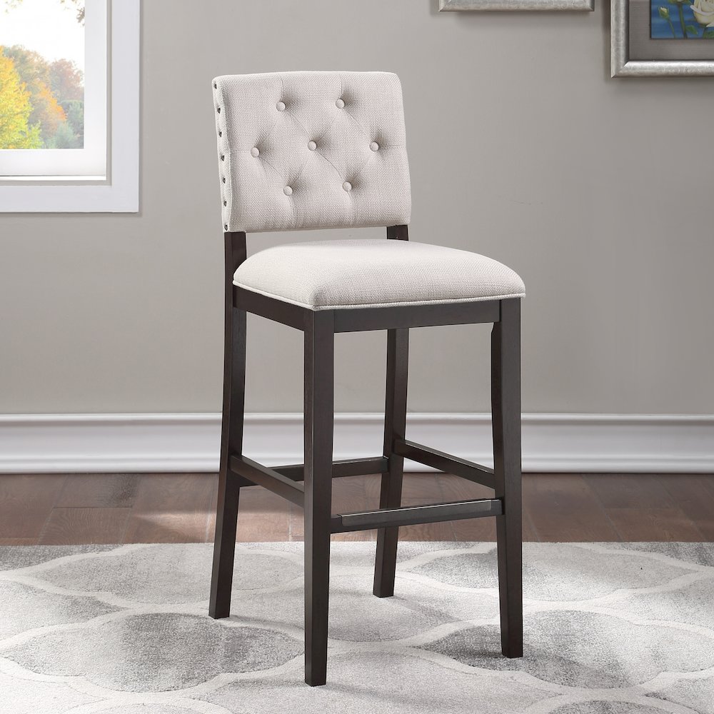 Evelyn 30" Stool - Walnut. Picture 2