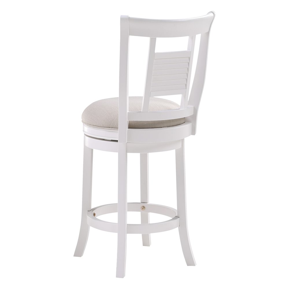 Palmer 26" Swivel Stool - Antique White. Picture 2