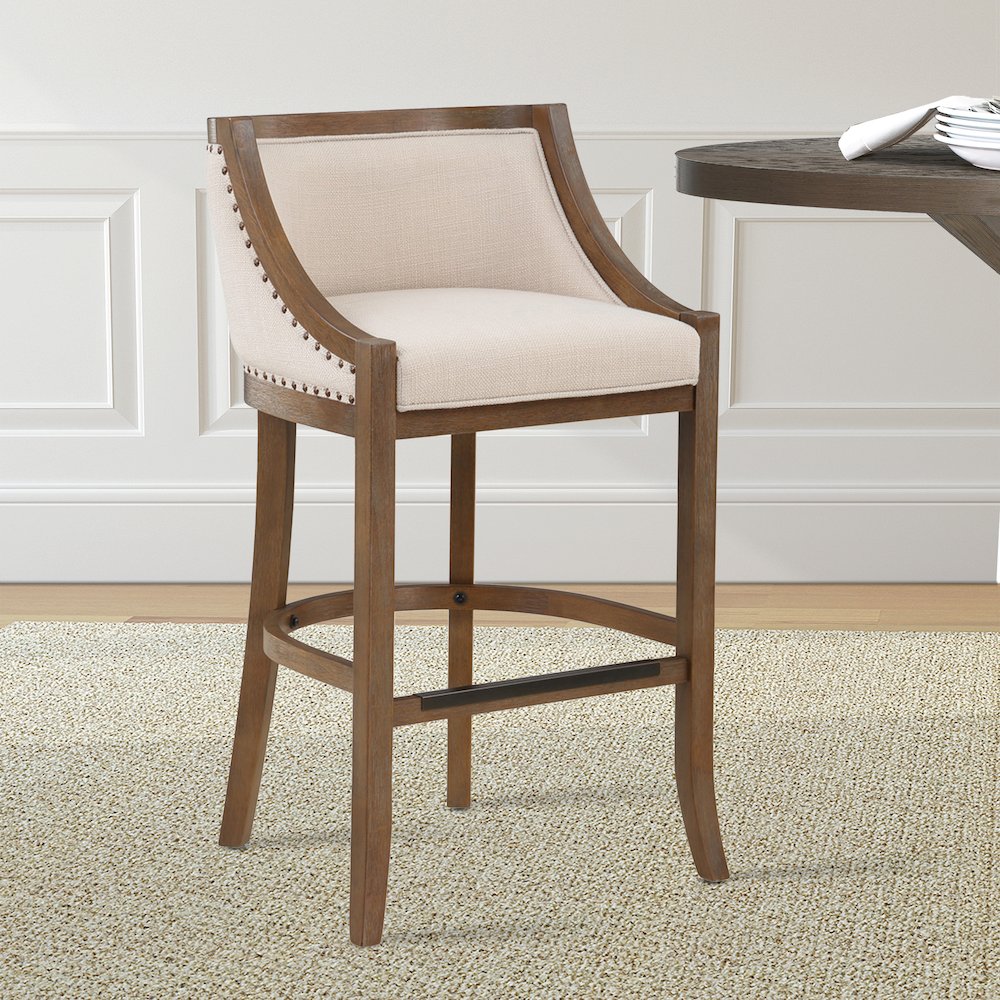 Houston 30" Stool - Warm Brown. Picture 6