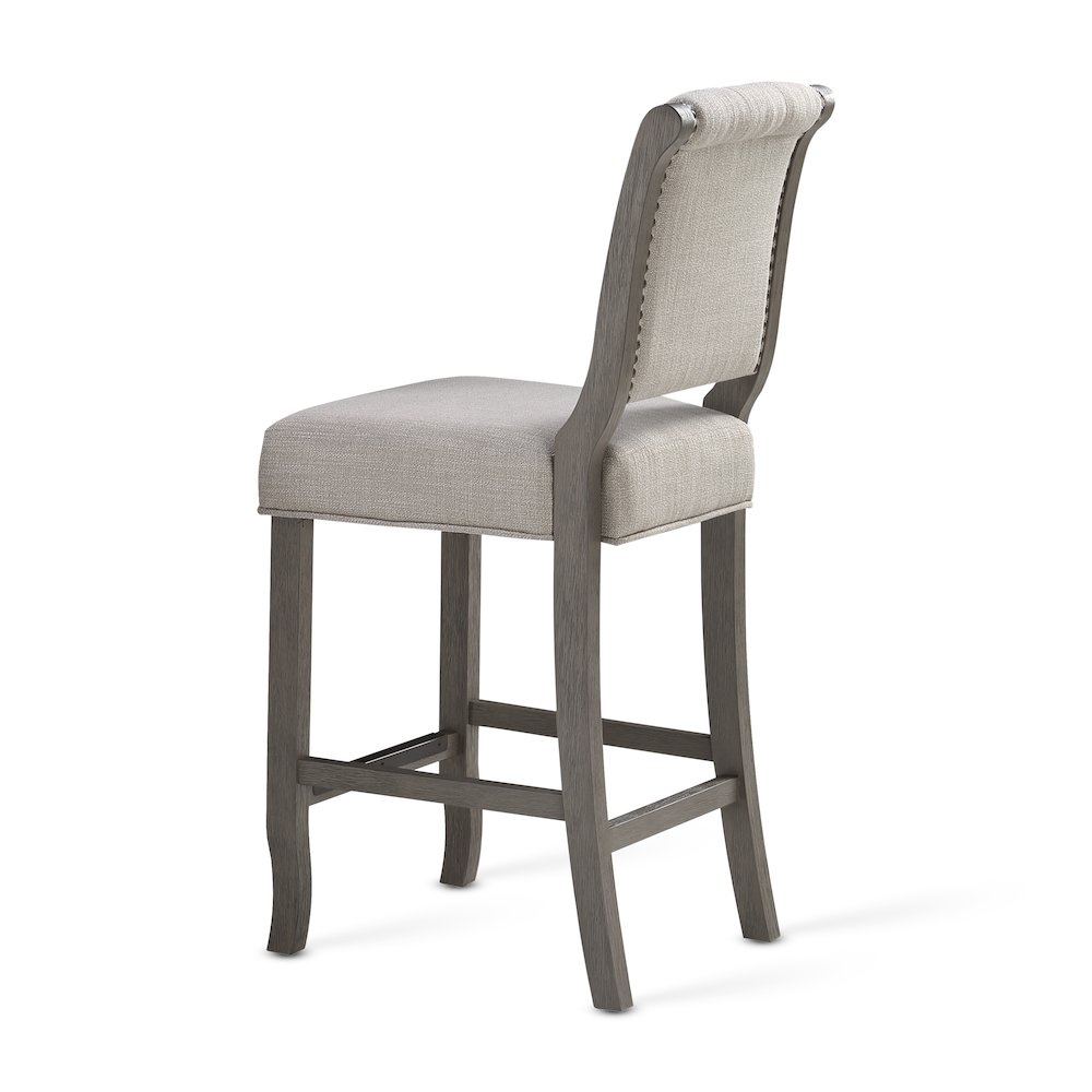 Luxe 26" Stool - Gray. Picture 2