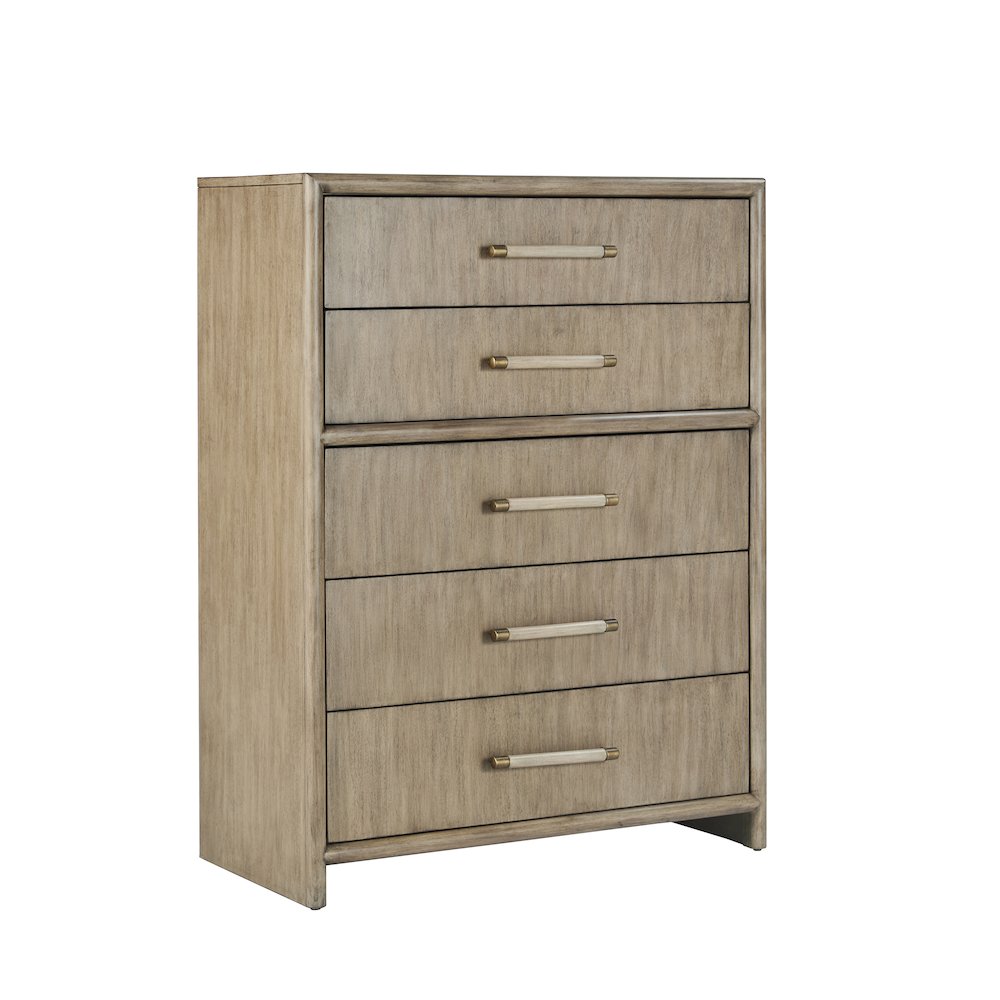 Arlington 5-Drawer Chest - Nutmeg. Picture 2