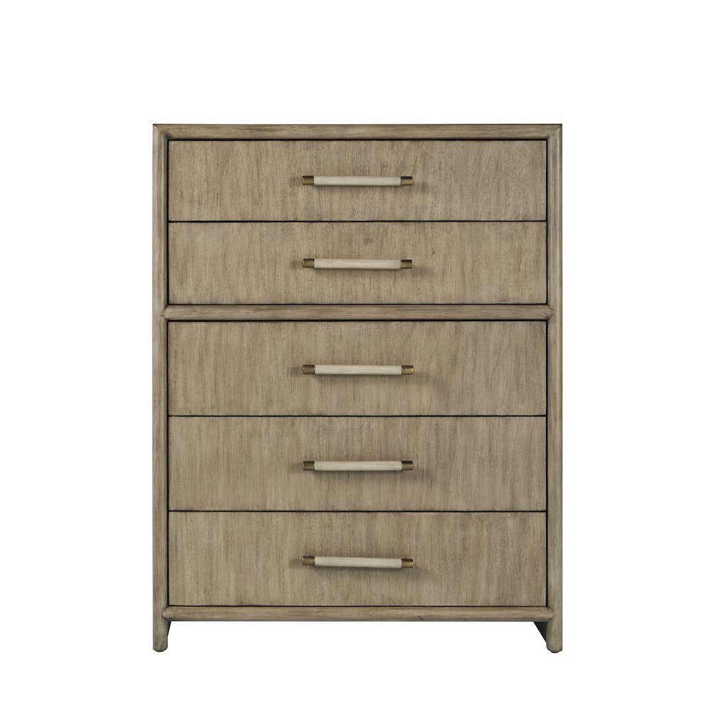 Arlington 5-Drawer Chest - Nutmeg. Picture 1