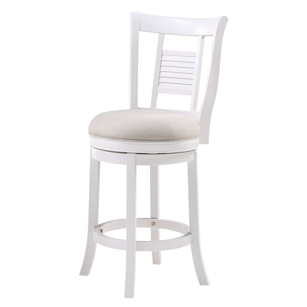 Palmer 26" Swivel Stool - Antique White. Picture 1