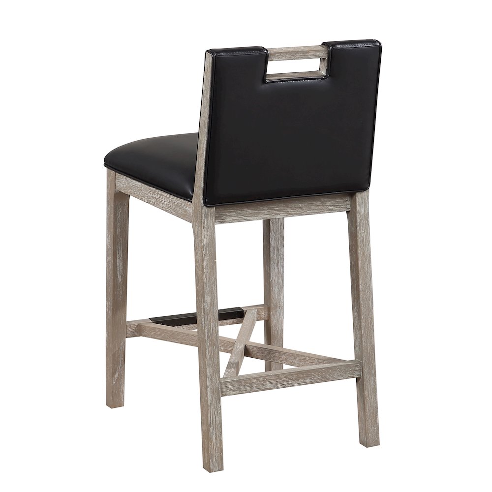 Jakarta 26" Stool - Driftwood Grey. Picture 3