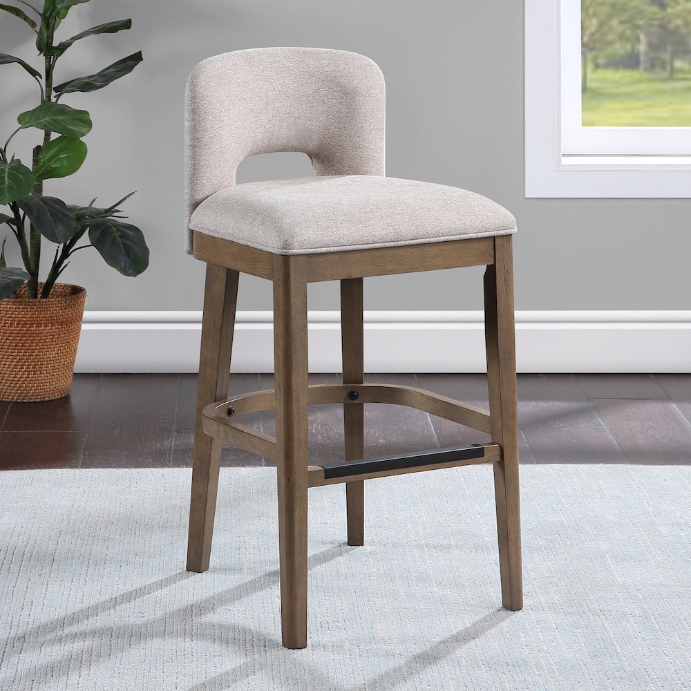 Bistro 30" Stool - Mocha Brown. Picture 7