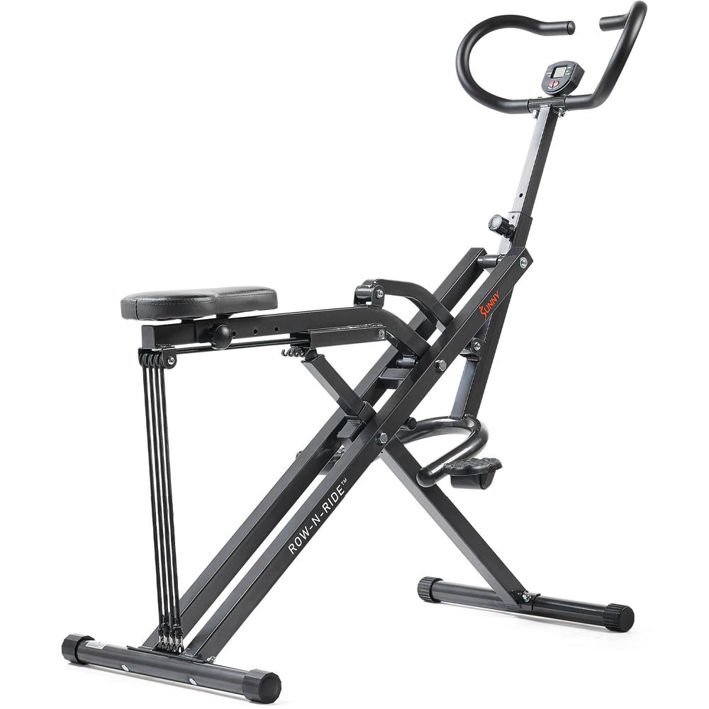 Sunny Health & Fitness Row-N-Ride® Plus Assisted Squat Machine - NO. 077PLUS. Picture 1