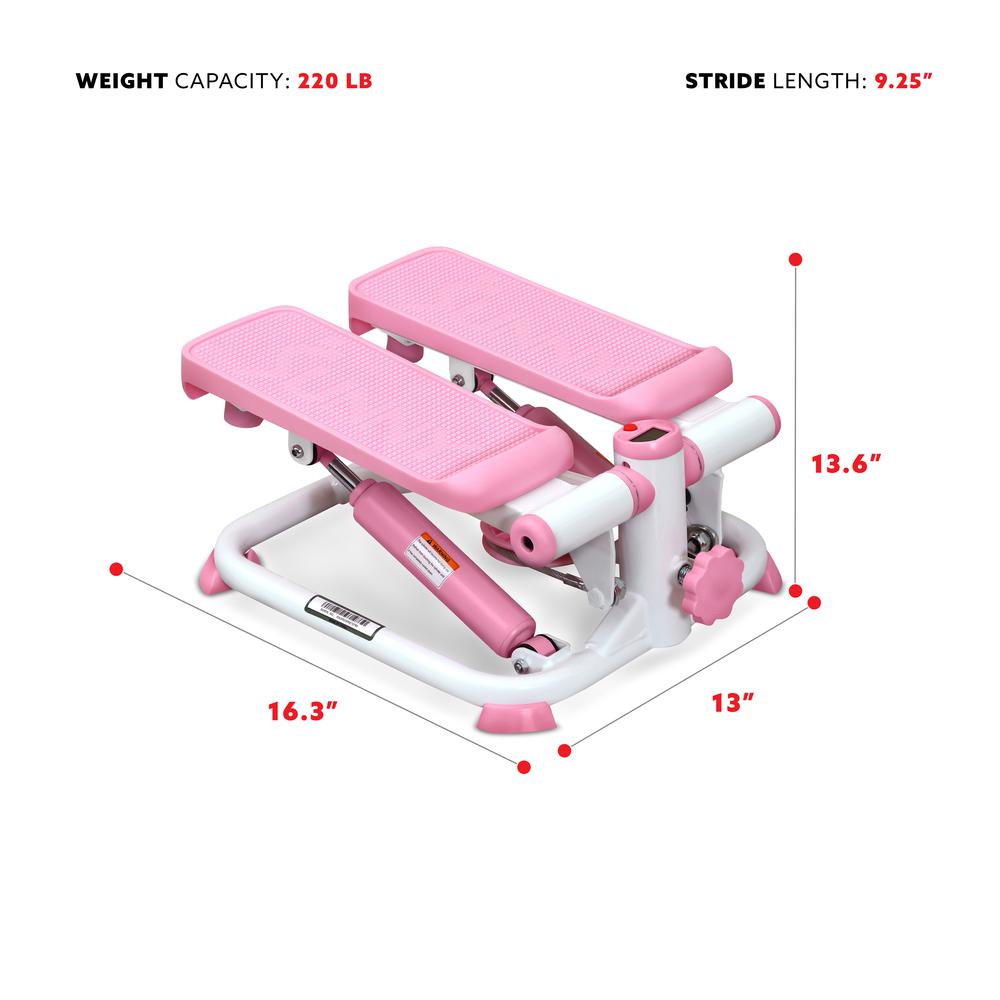 Sunny Health & Fitness Total Body Pink Stepper Machine - P2000. Picture 4