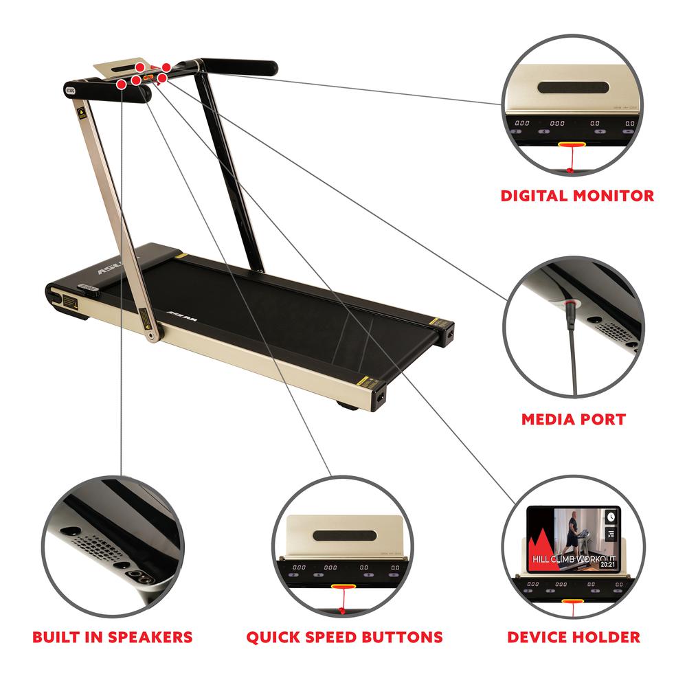 Slim Folding Motorized Treadmill. Picture 3