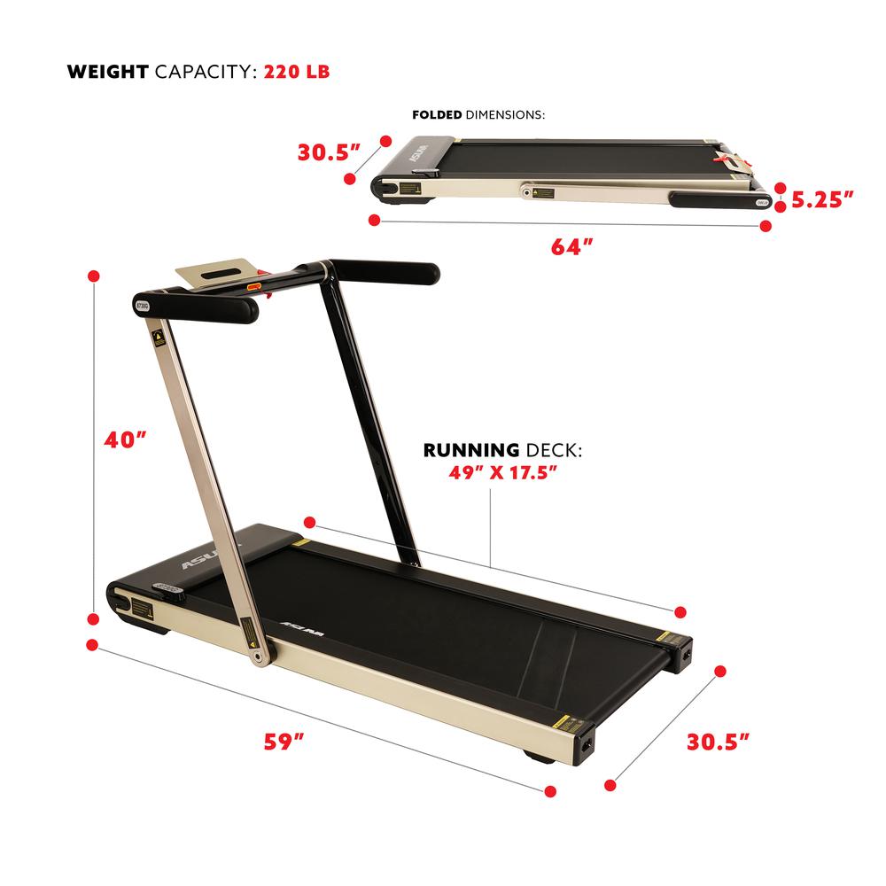 Slim Folding Motorized Treadmill. Picture 5