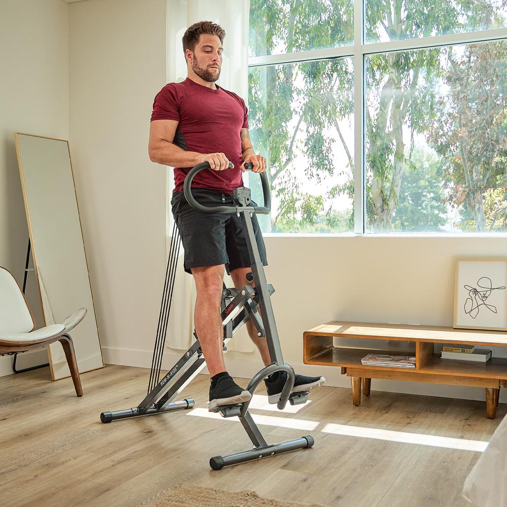 Sunny Health & Fitness Row-N-Ride® Plus Assisted Squat Machine - NO. 077PLUS. Picture 8