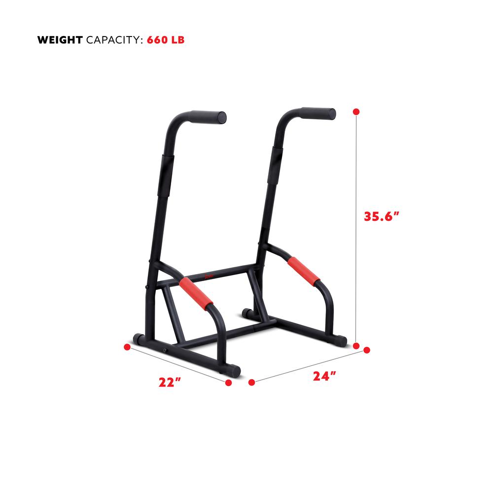 Sunny Health & Fitness Multifunction Dip Station Strength Bar - SF-XF921050. Picture 2