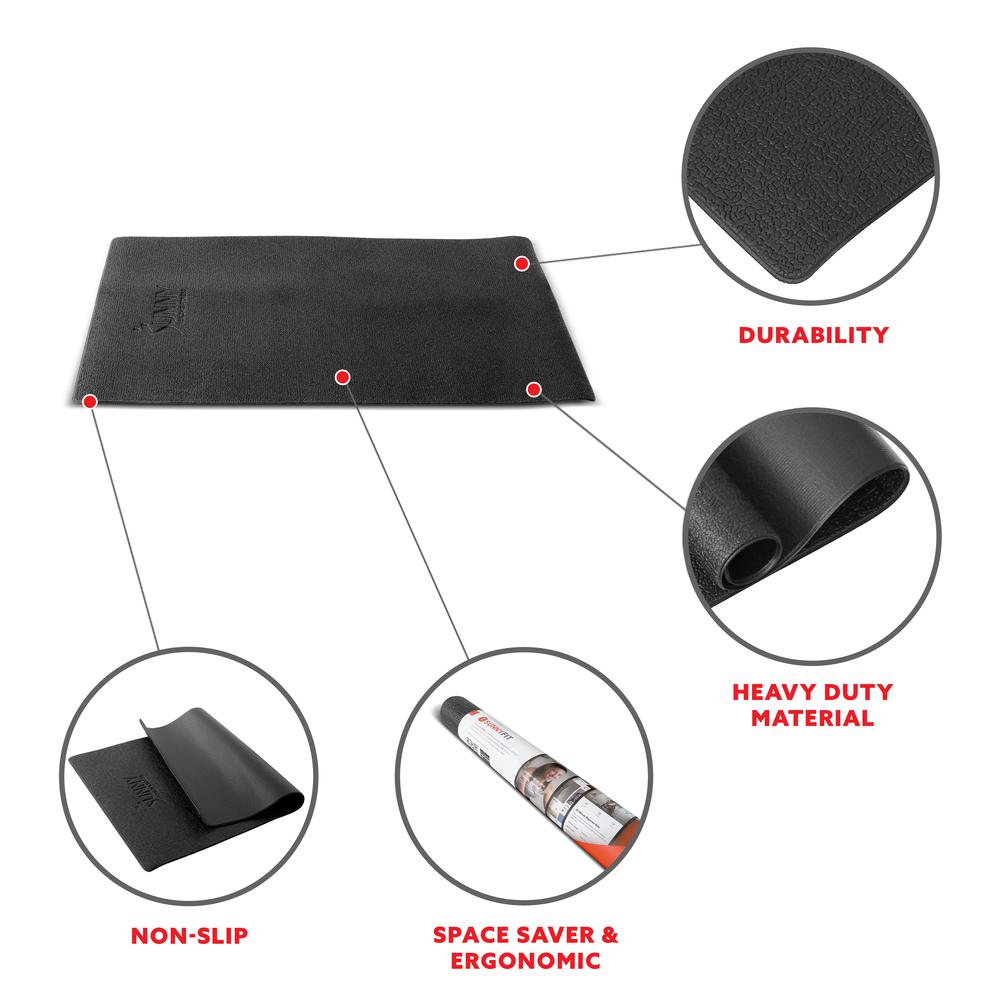 Sunny Health & Fitness Equipment Mat -Extra Small - NO. 074-XS. Picture 5
