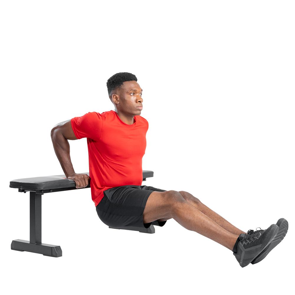 Sunny Health & Fitness Flat Weight Bench for Workout, Exercise and Home Gyms with 800 lb Weight Capacity - SF-BH620037. Picture 7