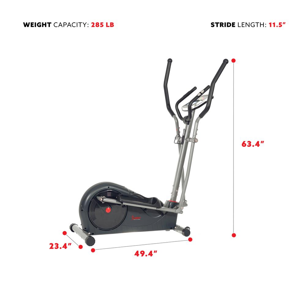Sunny Health & Fitness Pre-Programmed Elliptical Trainer - SF-E320002. Picture 5