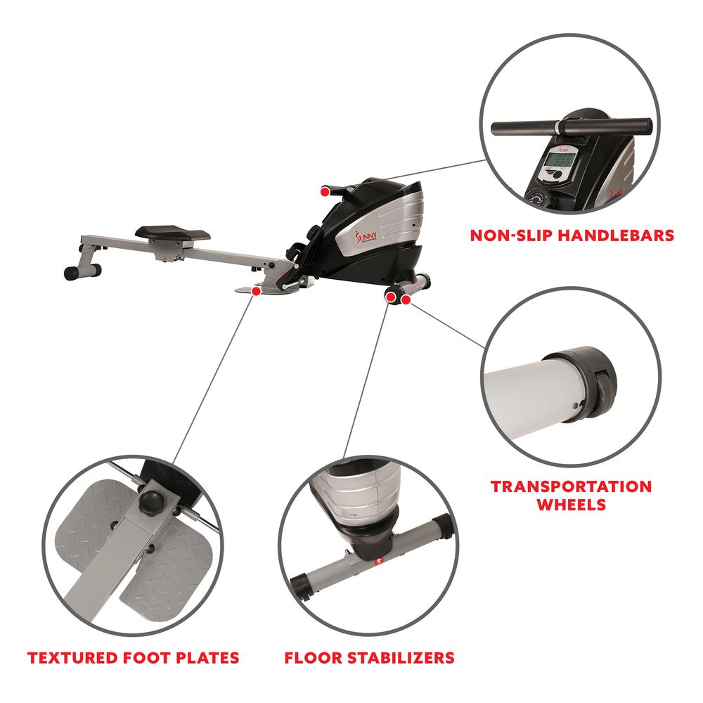 SF-RW5622 Dual Function Magnetic Rowing Machine. Picture 4