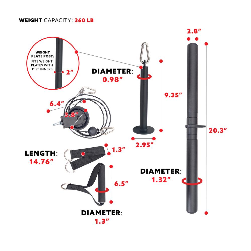 Lat Pull Down Attachment for Power Racks. Picture 5