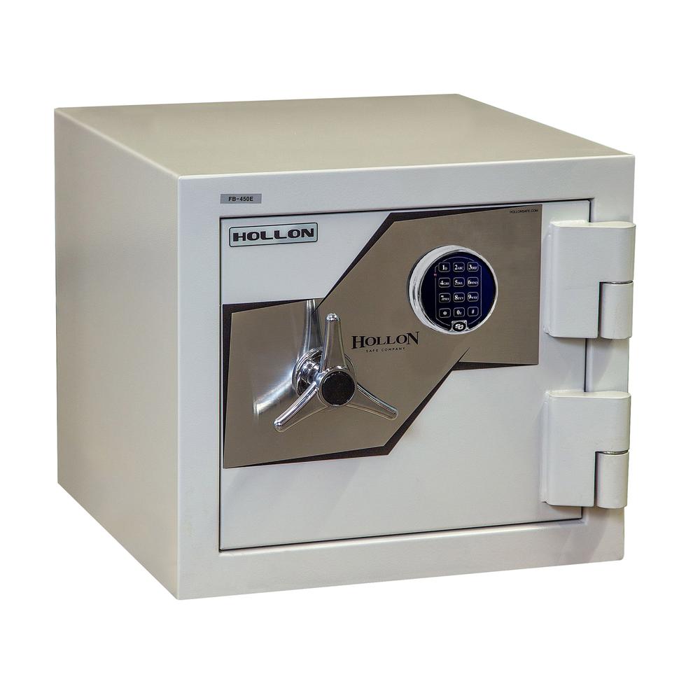 Fire and Burglary Safe White. Picture 1