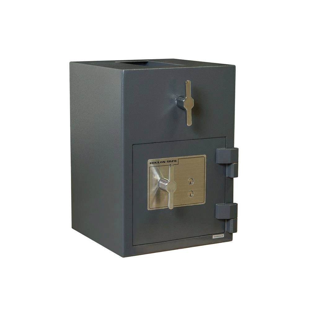 Rotary Hopper Depository Safe Gray. Picture 1