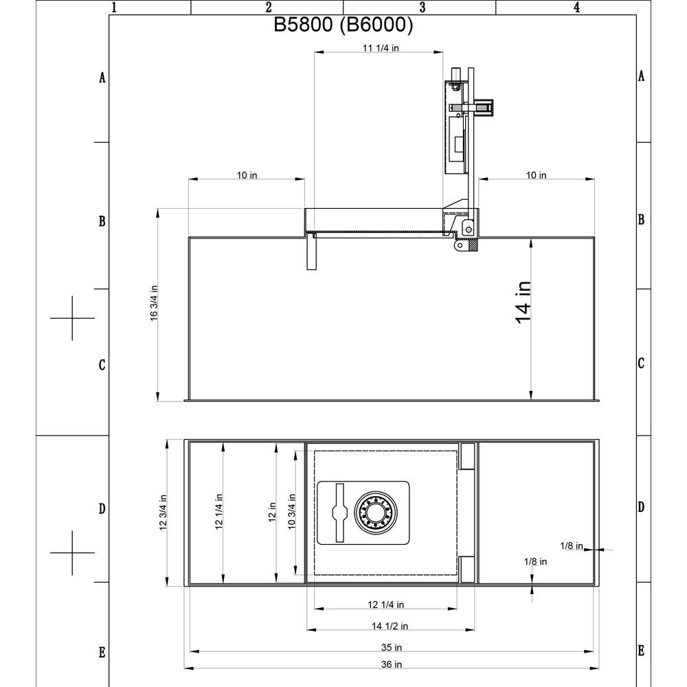 Floor Safe Gray. Picture 2