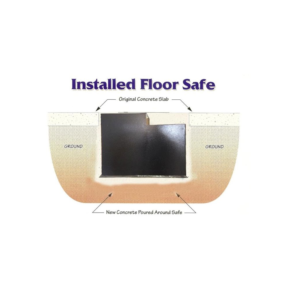Floor Safe Gray. Picture 9