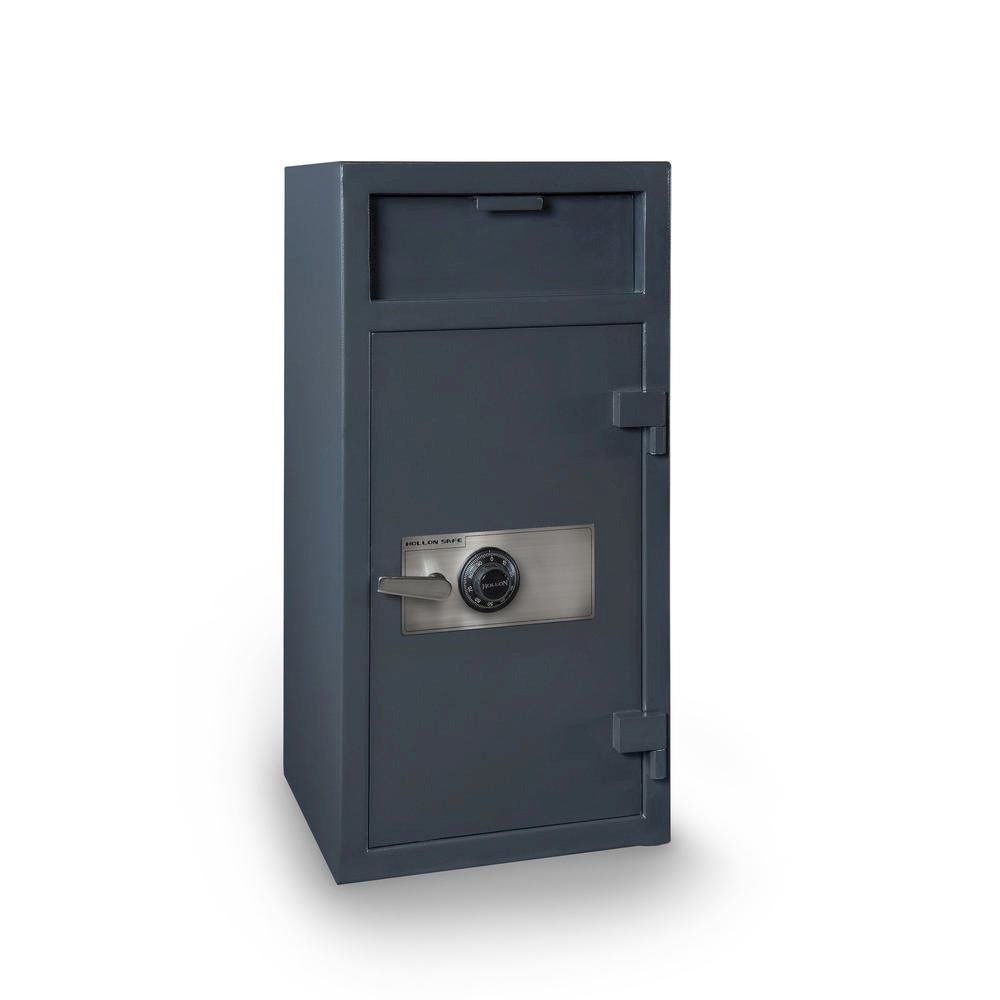 Depository Safe with inner locking department Gray. Picture 1