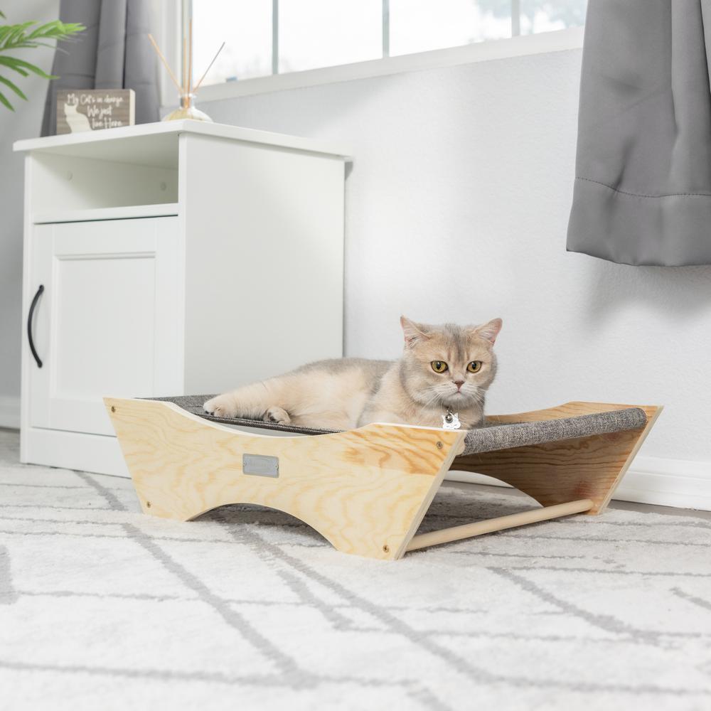 Elevated Cozy Pet Hammock For Cats Resting Sleepy Bed. Picture 4