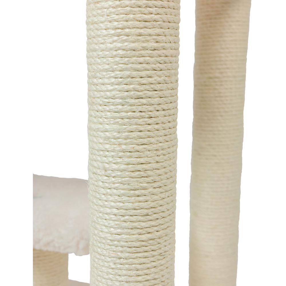 Real Wood Cat Tree In Ivory, Jackson Galaxy Approved, Six Levels. Picture 11