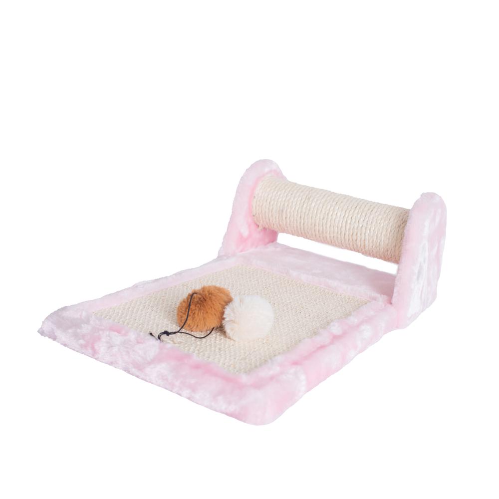Armarkat Rolling Real Wood Cat Scratcher Toy, Sisal Scratching Board for Cats Training. Picture 2