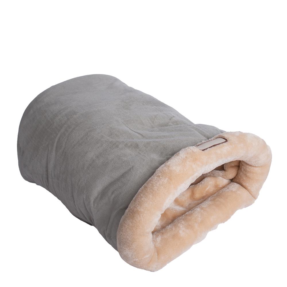 Cat Bed Sage Green & Beige. Picture 10