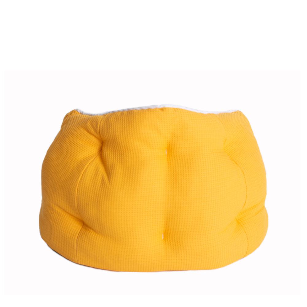 Cat Bed Gold Waffle And White. Picture 3