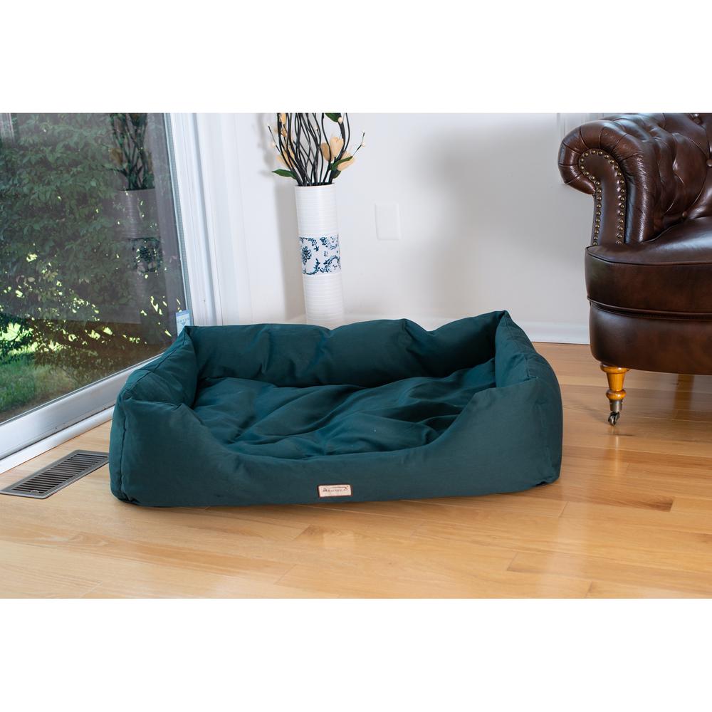 Armarkat Model D01FML-L Large Laurel Green Bolstered Pet Bed. Picture 4