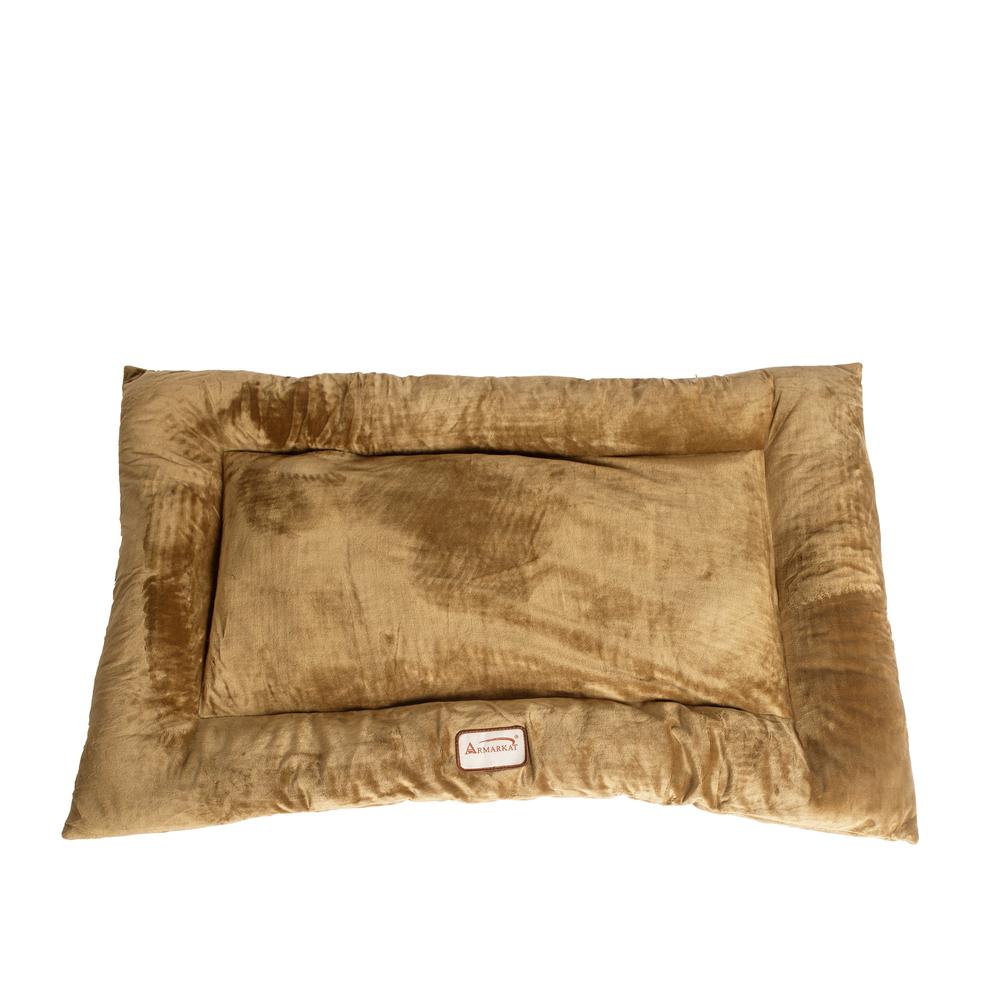 Armarkat Model M01CHL-L Large Pet Bed Mat with Poly Fill Cushion in Sage Green. Picture 1