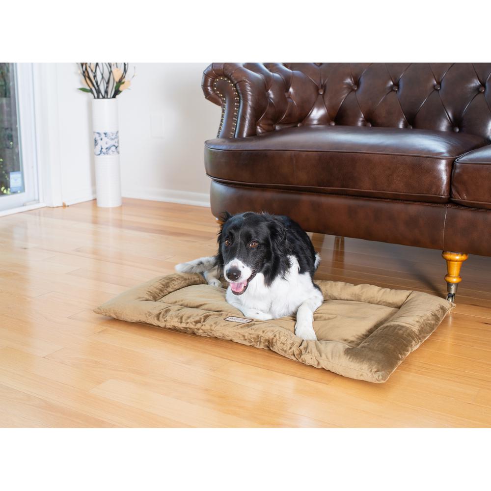 Armarkat Model M01CHL-L Large Pet Bed Mat with Poly Fill Cushion in Sage Green. Picture 5