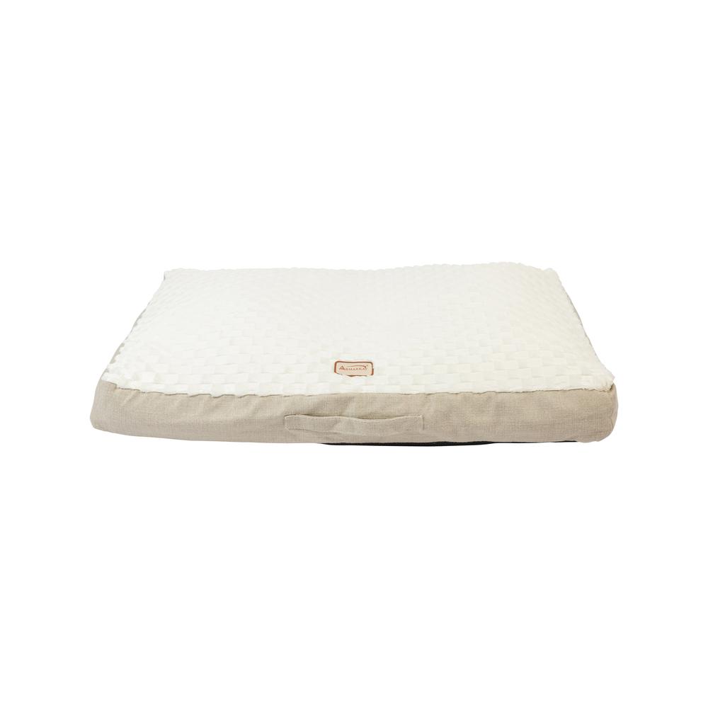 Large With Handle, Dog Crate Mat With Poly Fill Cushion & Removable Cover. Picture 3