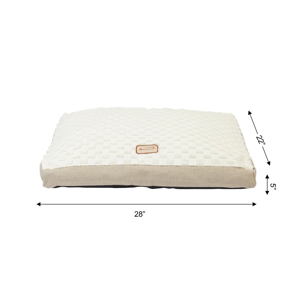 Armarkat Mat Model M12HMB/MB-M Medium With Handle, Dog Crate Mat with Poly Fill Cushion & Removable Cover. Picture 6