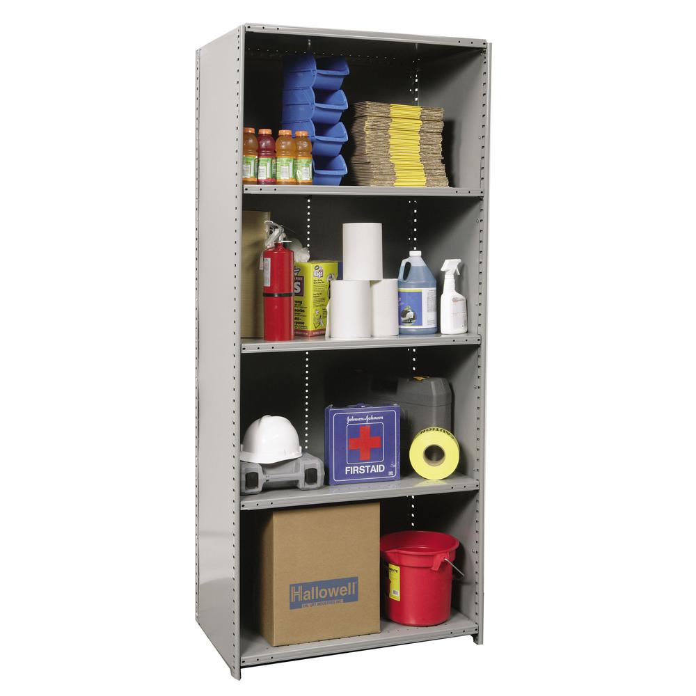Hallowell Hi-Tech Metal Shelving 725 Dark Gray. Picture 6