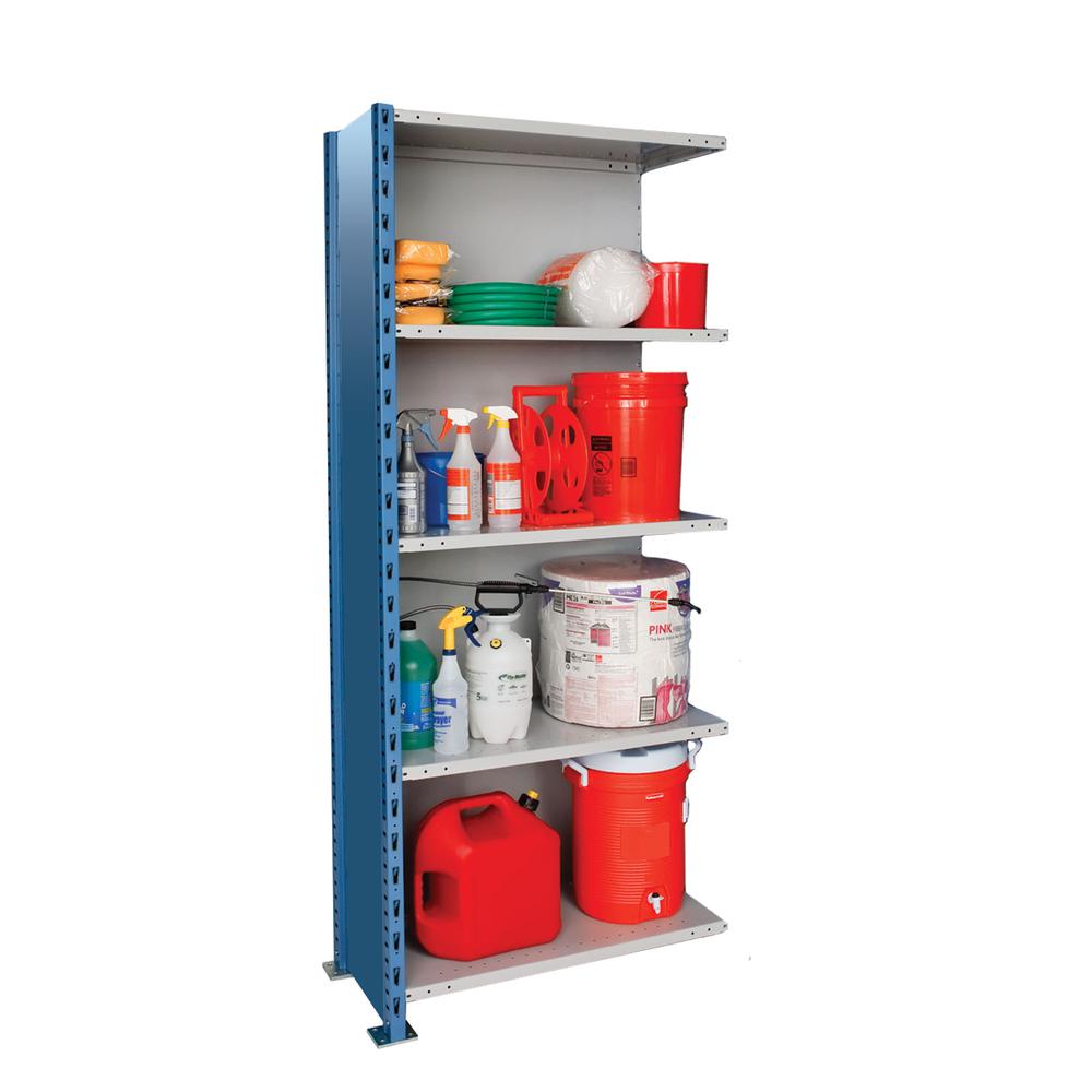 Hallowell Hi-Tech Metal Shelving 725 Dark Gray. Picture 2