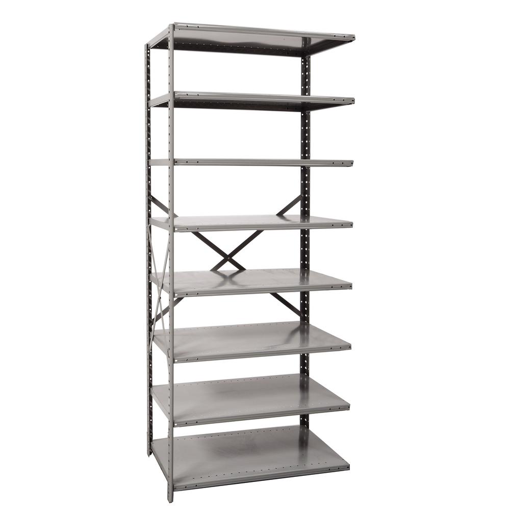 Hallowell Hi-Tech Metal Shelving 725 Dark Gray. Picture 5