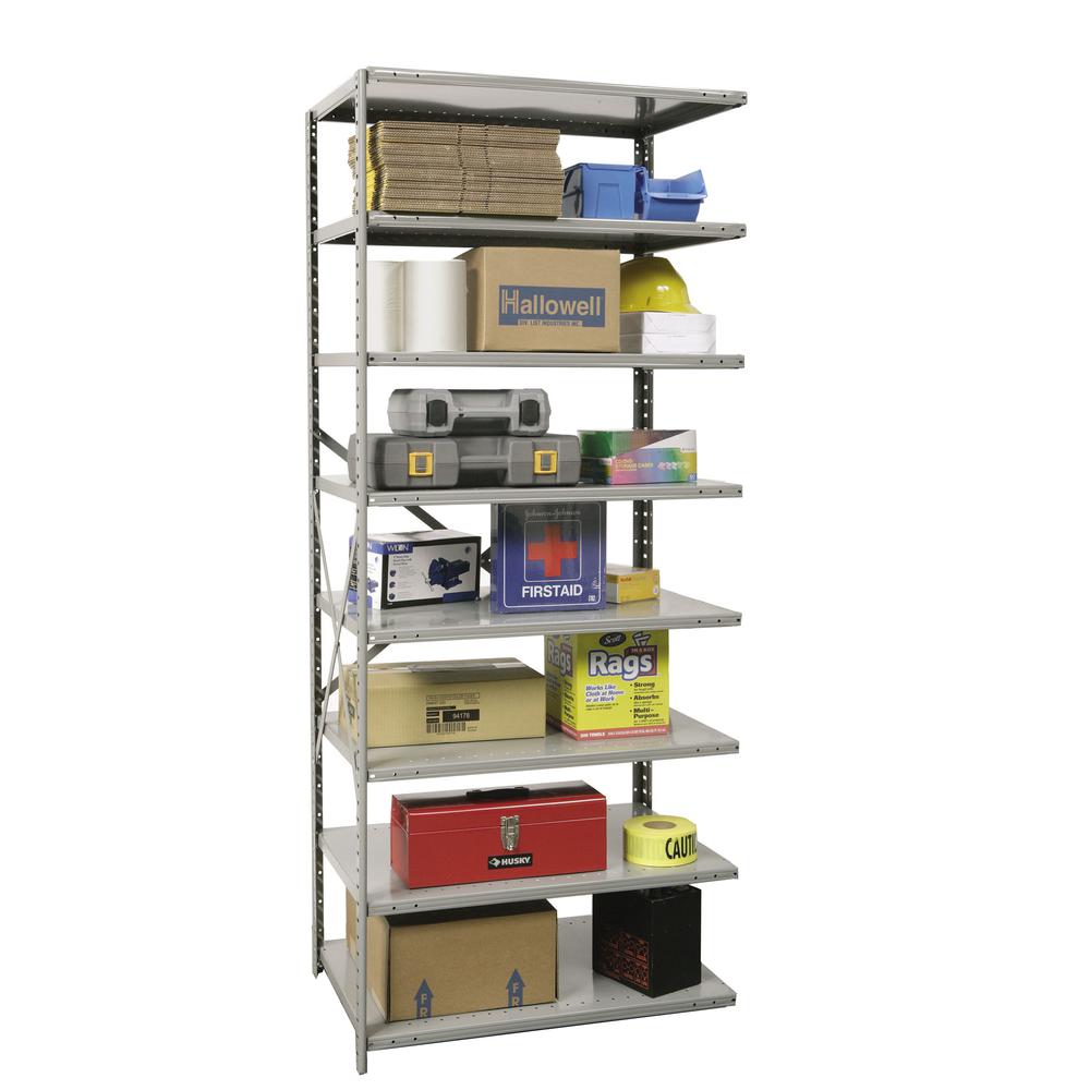 Hallowell Hi-Tech Metal Shelving 725 Dark Gray. Picture 3