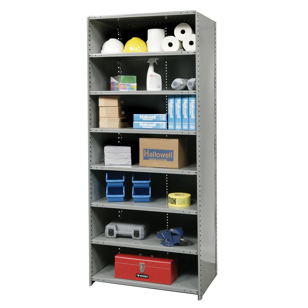 Hallowell Hi-Tech Metal Shelving 725 Dark Gray. Picture 9