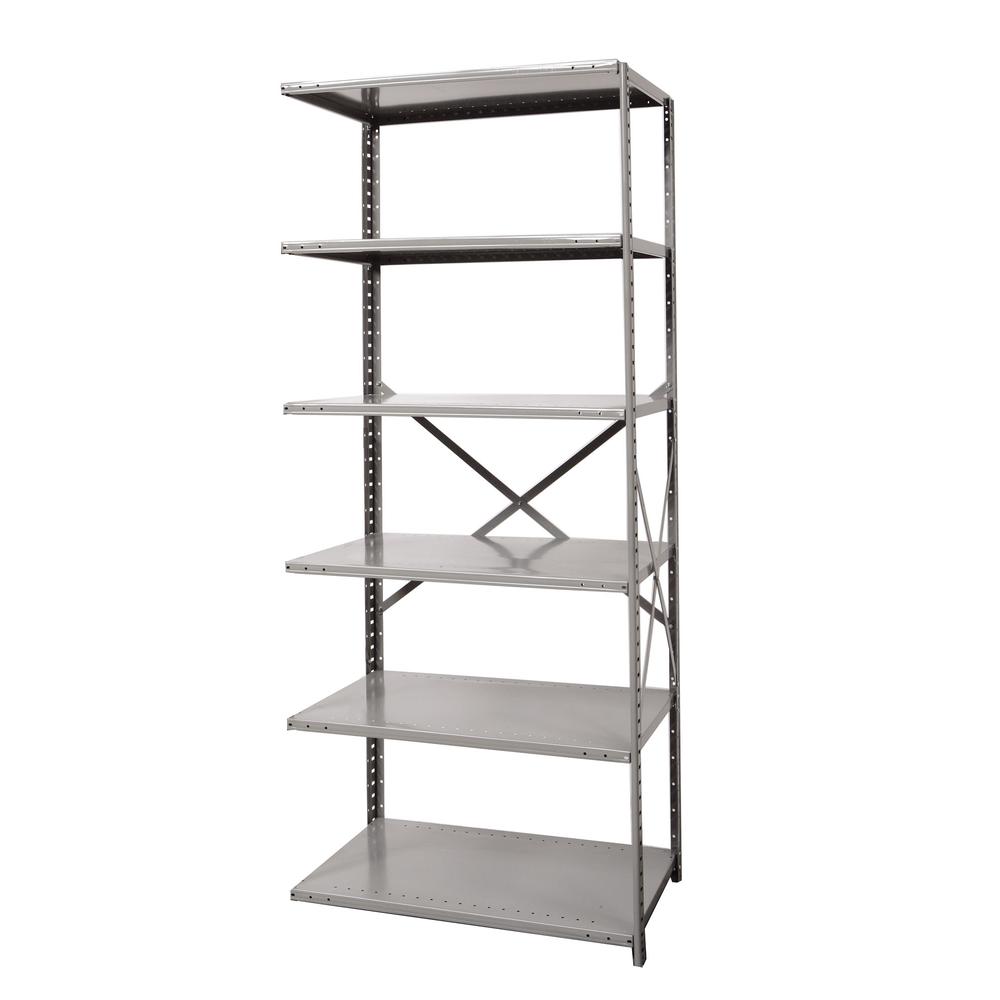 Hallowell Hi-Tech Metal Shelving 725 Dark Gray. Picture 4