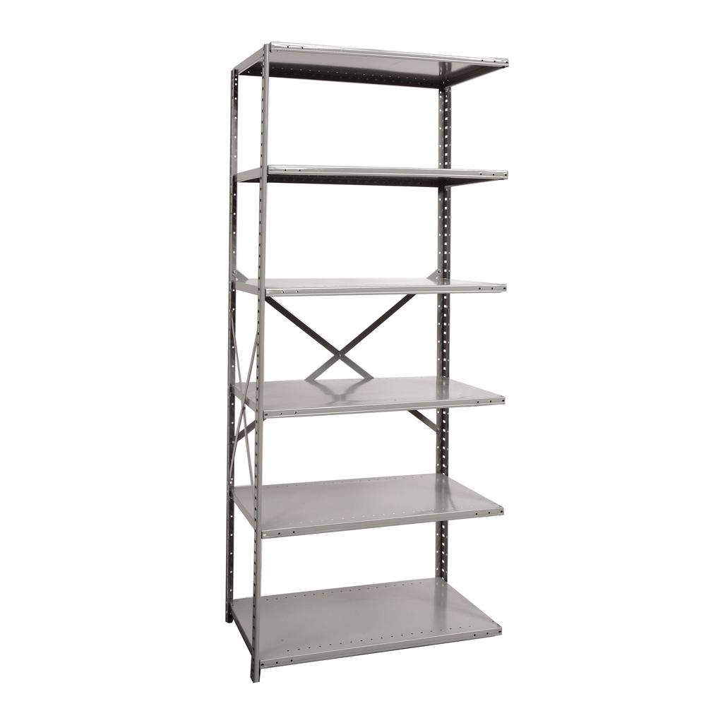Hallowell Hi-Tech Metal Shelving 725 Dark Gray. Picture 5